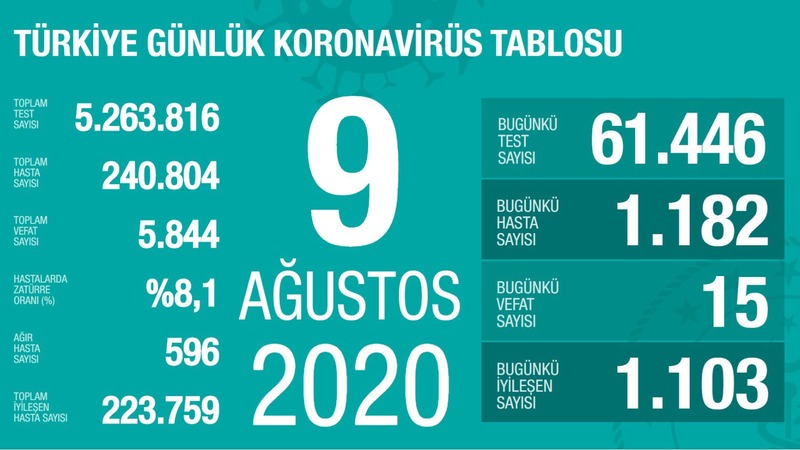Количество новых инфицированных в Турции составило более тысячи