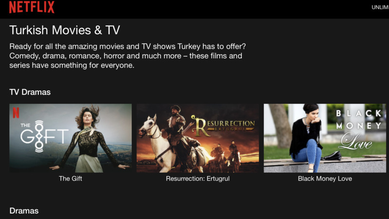 Netflix предложит прямой доступ к контенту «Сделано в Турции» по всему миру