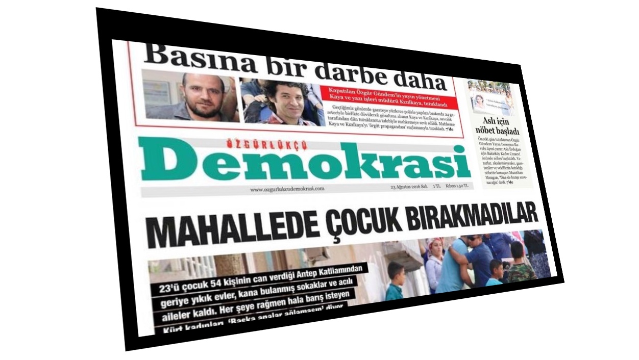 Турецкий суд приговорил пятерых журналистов прокурдской газеты к тюрьме