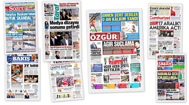 Заголовки турецких СМИ за 26.05.2016