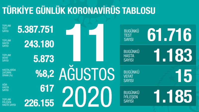 Количество новых инфицированных в Турции держится на прежнем уровне