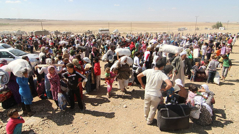 В Сирии более 150 тысяч беженцев переместились к границе с Турцией