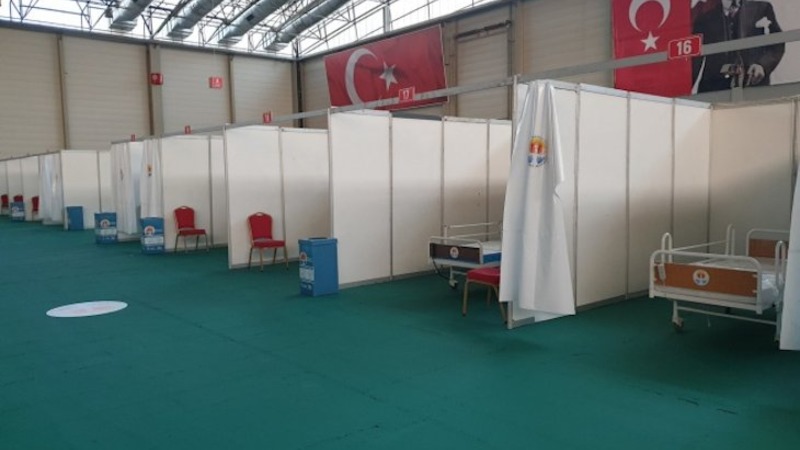 В Турции опечатан полевой госпиталь, построенный оппозицией