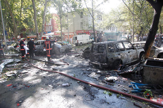 В Анкаре в результате террористической атаки трое человек погибло, 34 ранено