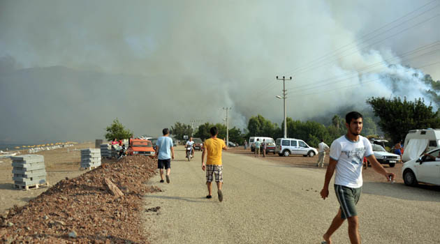 Лесной пожар в Анталии уничтожил 125 гектаров леса
