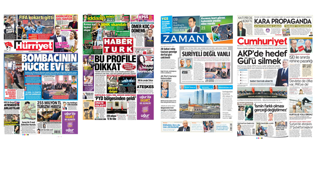 Заголовки турецких СМИ за 23.02.2016