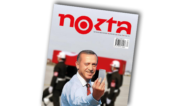 Власти запретили распространение журнала Nokta c Эрдоганом на обложке