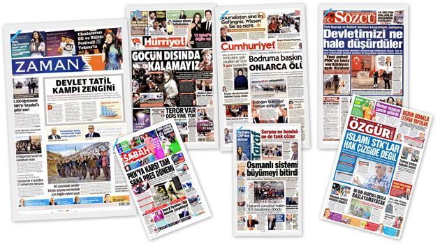 Заголовки турецких СМИ за 08.02.2016