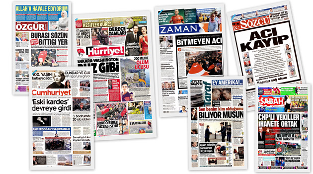 Заголовки турецких СМИ за 11.02.2016