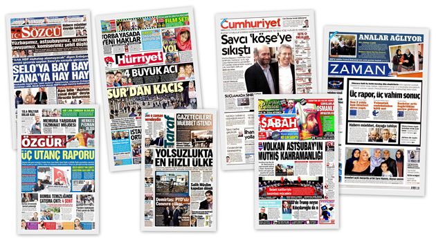 Заголовки турецких СМИ за 28.01.2016