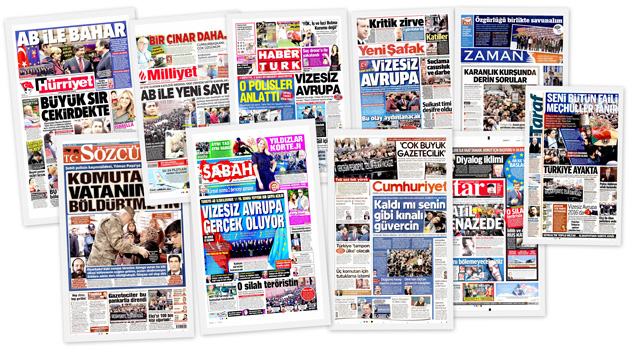 Заголовки турецких СМИ за 30.11.2015