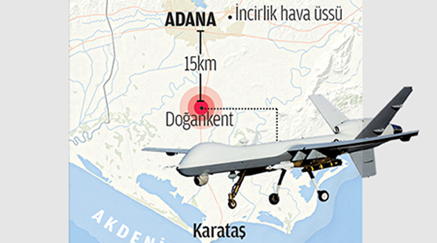 На юге Турции разбился американский беспилотник
