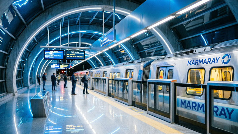 Метро Marmaray в Стамбуле запустило ночные рейсы на протяжении всей недели