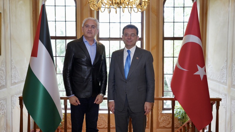 Мэр Стамбула встретился со своим коллегой из Палестины