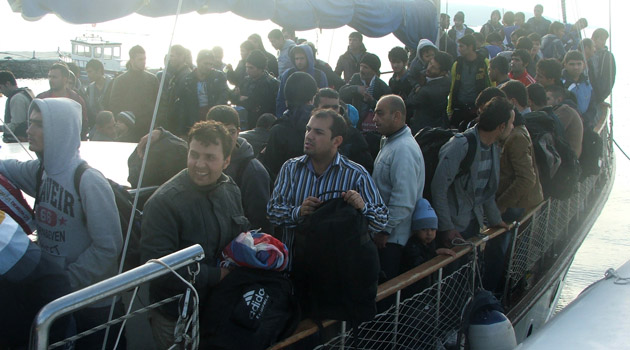 В Бодруме пойманы 170 нелегальных беженцев