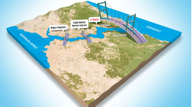 Третий мост через Босфор будет готов в 2015 году