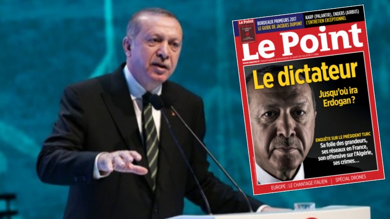 Обложка французского журнала с изображением Эдогана вызвала общественный резонанс
