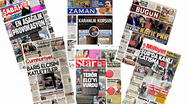 Заголовки турецких СМИ за 29.11.2015
