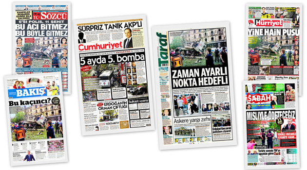 Заголовки турецких СМИ за 08.06.2016