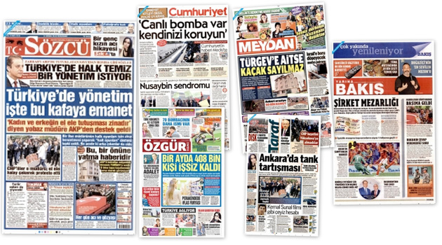 Заголовки турецких СМИ за 14.04.2016