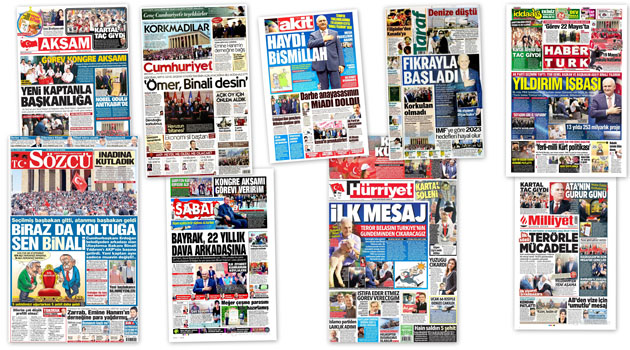 Заголовки турецких СМИ за 20.05.2016