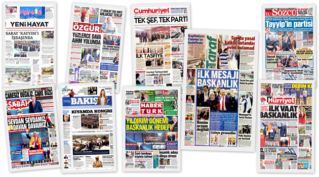 Заголовки турецких СМИ за 24.05.2016