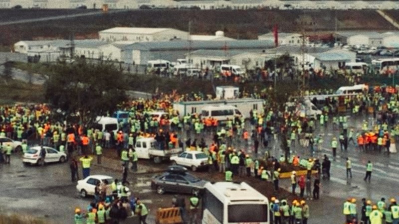 Рабочие вынуждены строить новый аэропорт Стамбула под надзором жандармерии