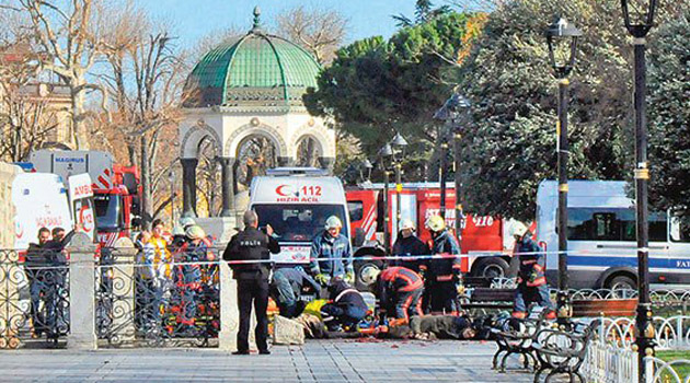 Число арестованных в связи с терактом в Султанахмете достигло 12