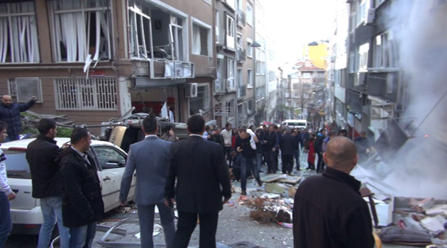 В районе Таксим произошел взрыв