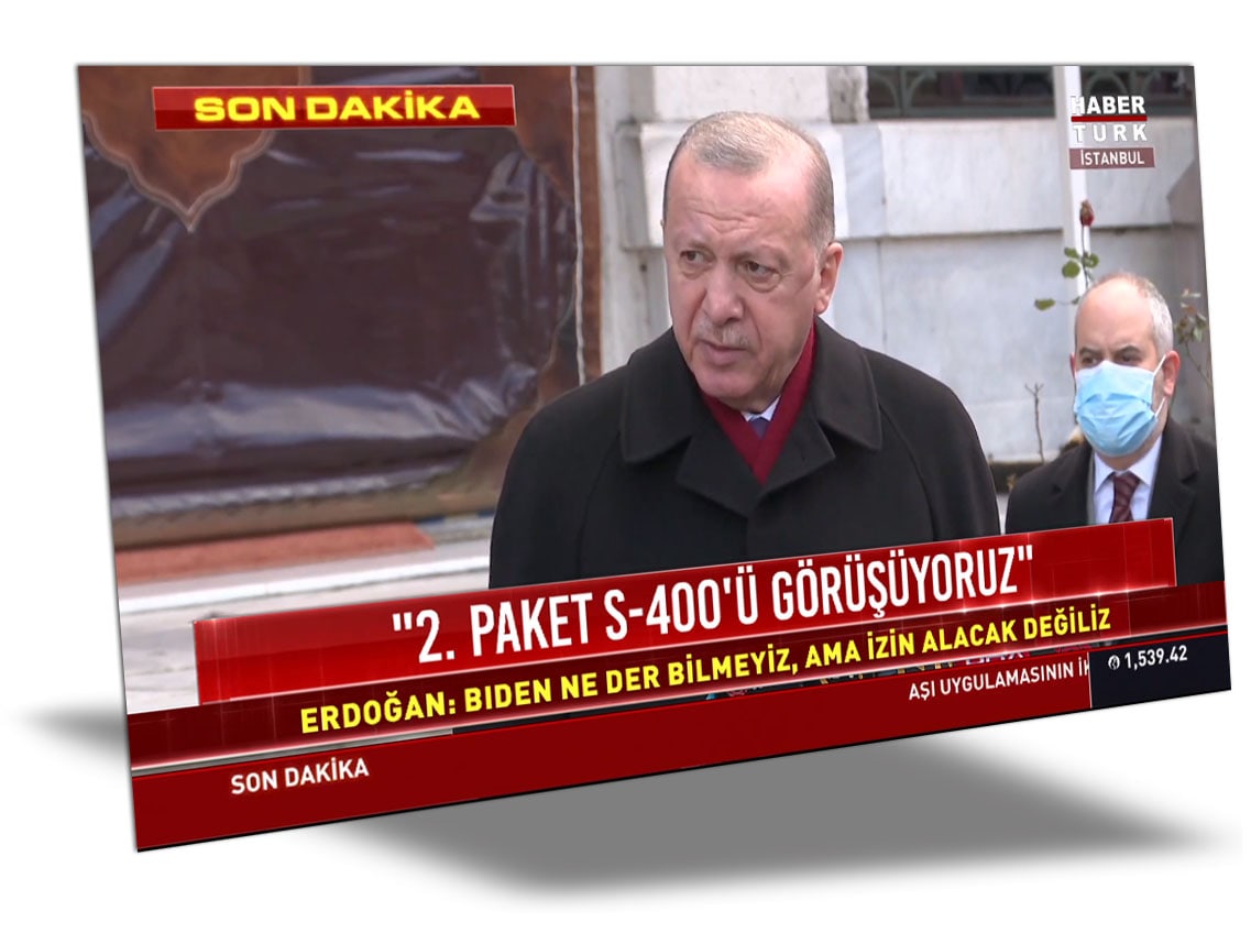 Эрдоган: В конце января Москва и Анкара обсудят покупки второго этапа С-400