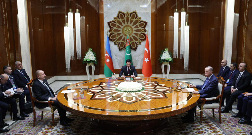 Лидеры Туркмении, Азербайджана и Турции назвали отношения стран стратегическими