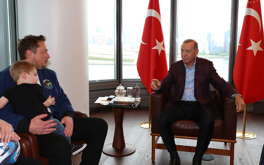 Илон Маск и Эрдоган обсудили возможное сотрудничество Tesla и SpaceX с Турцией