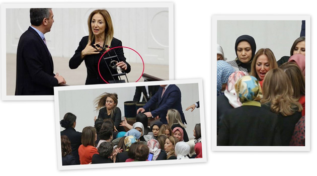 Женщины подрались в турецком парламенте – ВИДЕО