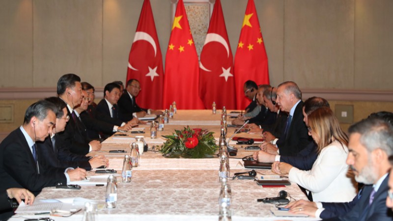 Эрдоган провёл переговоры с председателем Китая