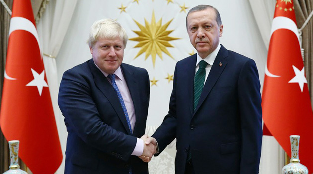 Борис Джонсон посетил с официальным визитом Турцию
