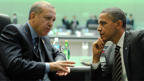 Эрдоган и Обама обсудили по телефону ситуацию в Сирии