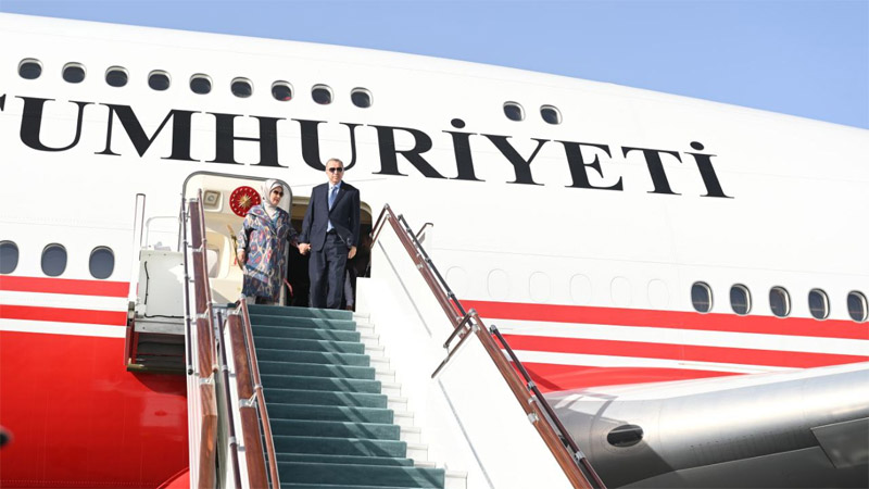 Президент Турции Эрдоган прибыл на саммит ШОС
