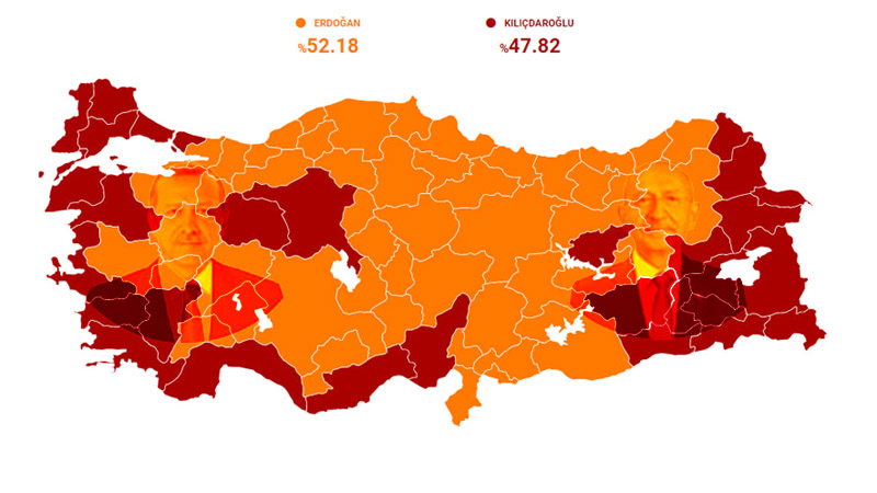 Официально: Эрдоган признан победителем президентских выборов в Турции