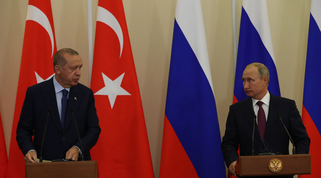 Путин встретится с Эрдоганом в Сочи 22 октября