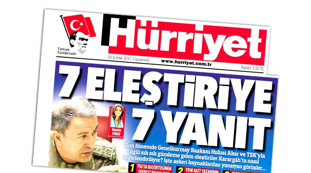 Hürriyet принесла извинения за публикацию скандальной статьи