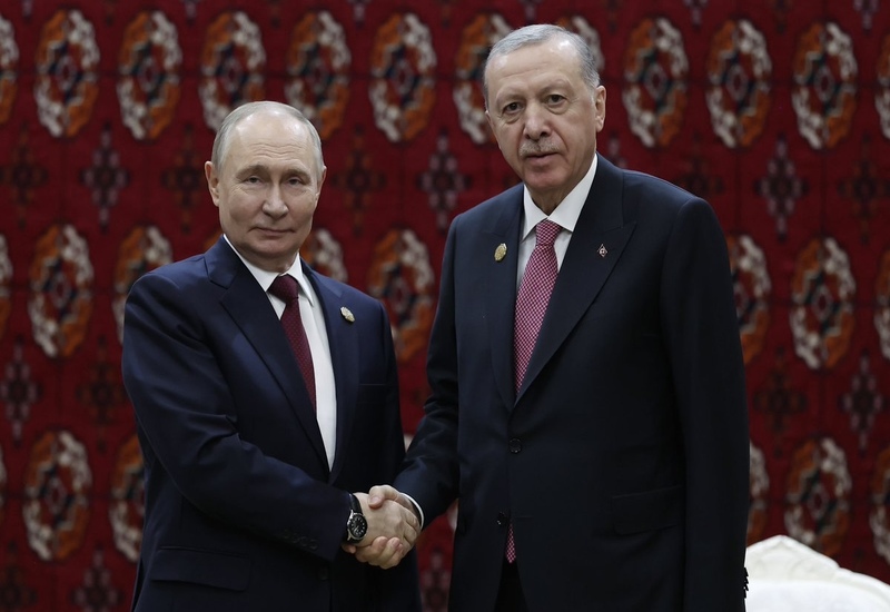 Путин и Эрдоган провели встречу в рамках форума в Ашхабаде