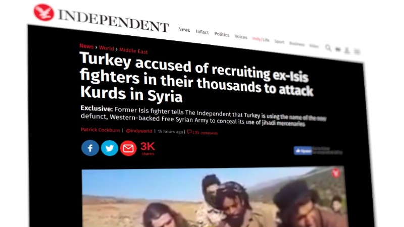 Турцию упрекнули в сотрудничестве с игиловцами для войны с курдами