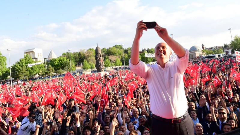 Индже выступил на митинге в Стамбуле перед 5 млн избирателей