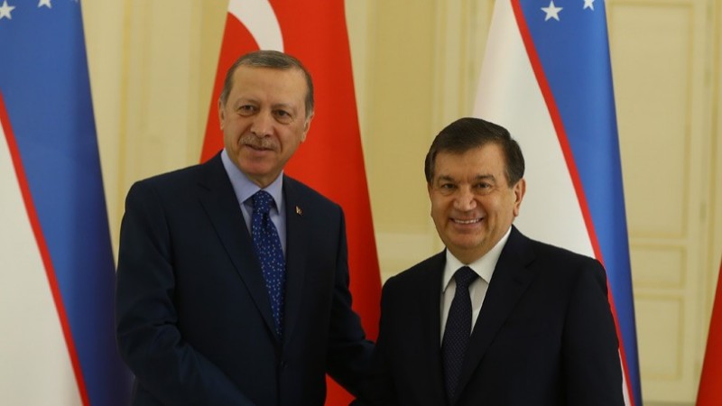 Эрдоган в воскресенье прибудет в Узбекистан с визитом