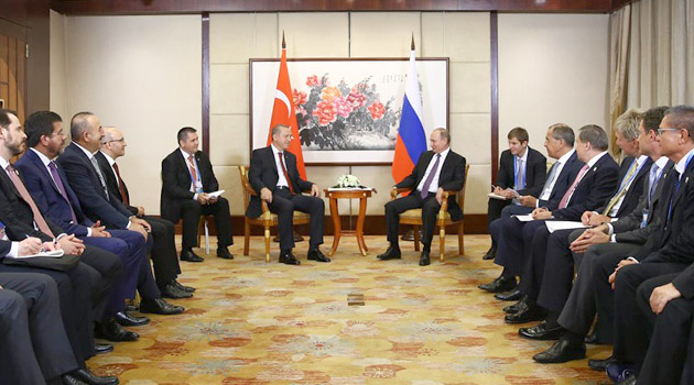 Путин и Эрдоган во время встречи на G20 подтвердили обоюдный настрой на нормализацию отношений