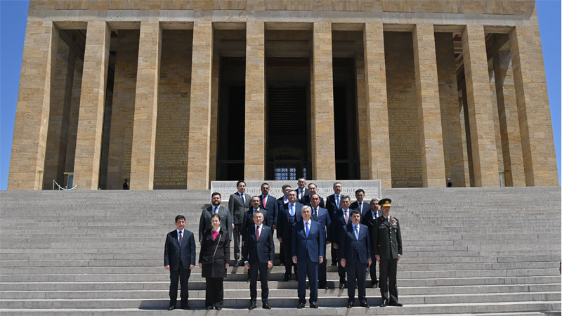 Президент Казахстана Касым-Жомарт Токаев прибыл в Анкару