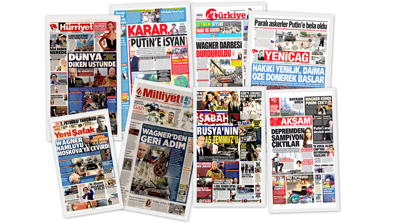Взгляд из-за Анкары: Реакция турецких газет на мятеж Вагнера в России