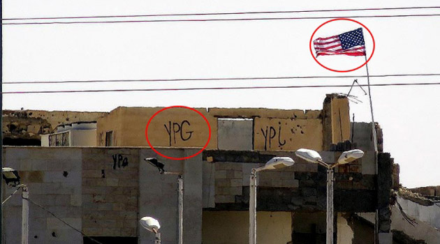 Турция ответила на флаги США над штабом YPG