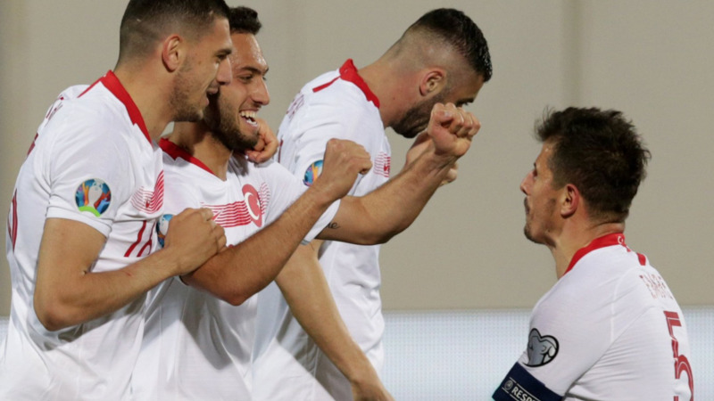 В отборочном турнире Евро-2020 Турция обыграла Албанию со счётом 2:0
