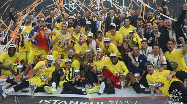 «Фенербахче» выиграл «Финал четырёх» баскетбольной Евролиги